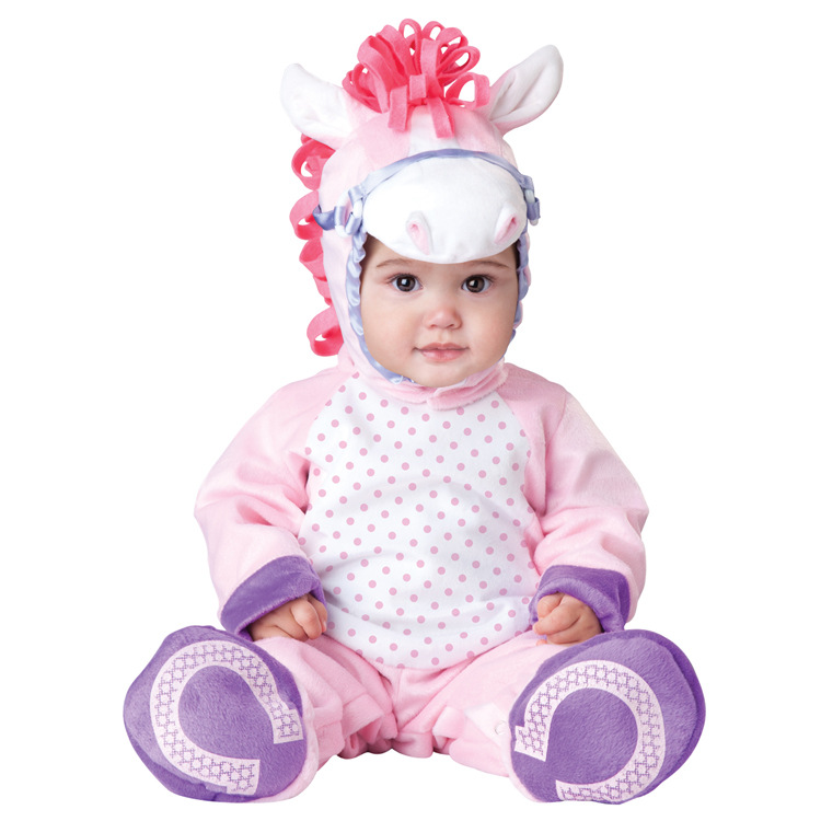 Meng Beibei Christmas Halloween Babies&#039; Dress One-Piece Suit Animal Model Clothing Performance Clothing
