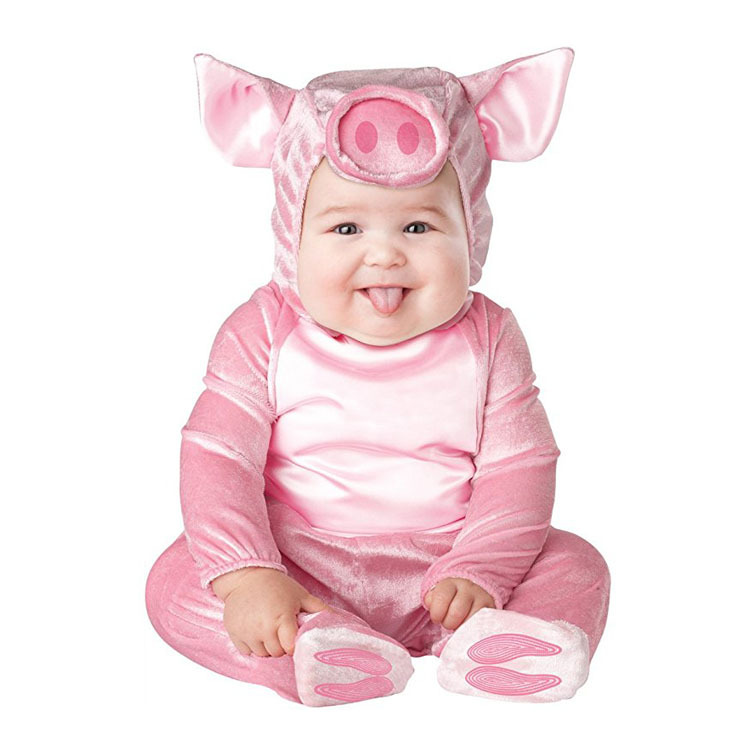 Meng Beibei Christmas Halloween Babies' Dress One-Piece Suit Animal Model Clothing Performance Clothing