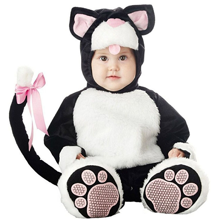 Meng Beibei Christmas Halloween Babies' Dress One-Piece Suit Animal Model Clothing Performance Clothing