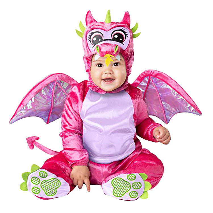 Meng Beibei Christmas Halloween Babies' Dress One-Piece Suit Animal Model Clothing Performance Clothing