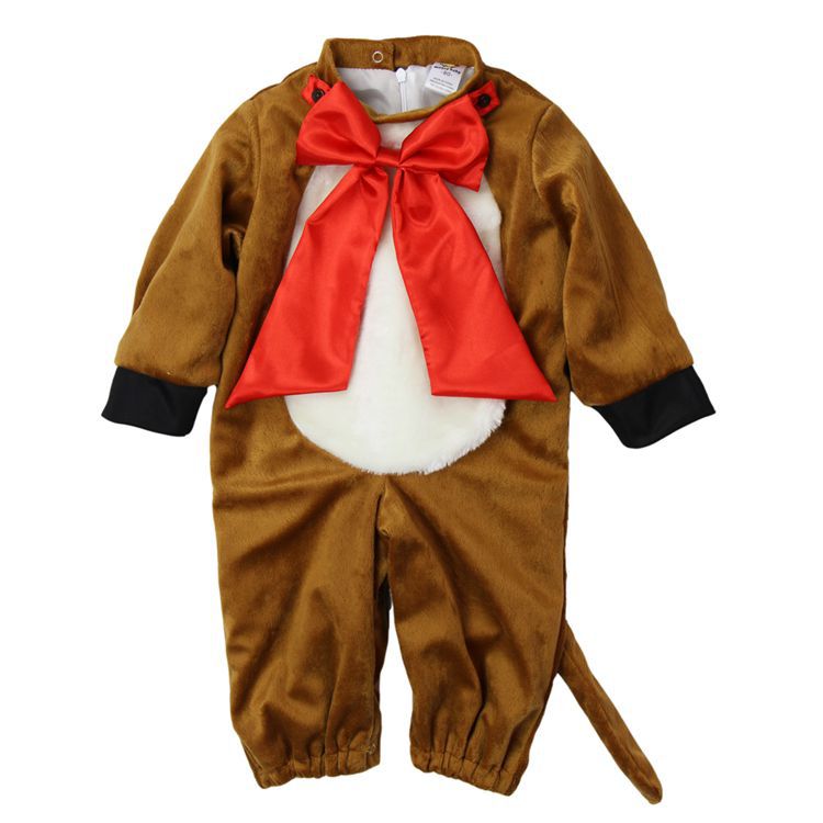 Meng Beibei Christmas Halloween Babies' Dress One-Piece Suit Animal Model Clothing Performance Clothing