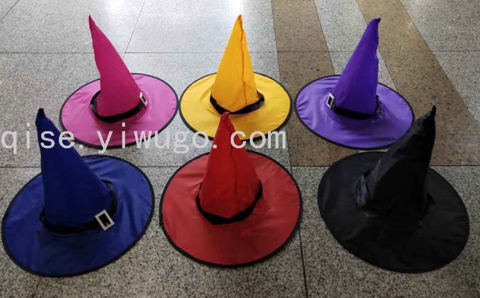 Witch Hat Wizard&#039;s Hat Holiday Hat Halloween Hat Pointed Hat Halloween Supplies