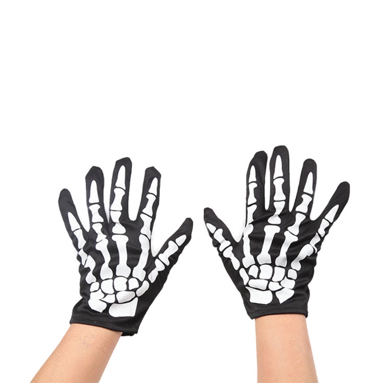 Halloween Supplies Prop Decorations Fancy Dress Ball Horror Skull Ghost Gloves Cloth Gloves Bone Gloves