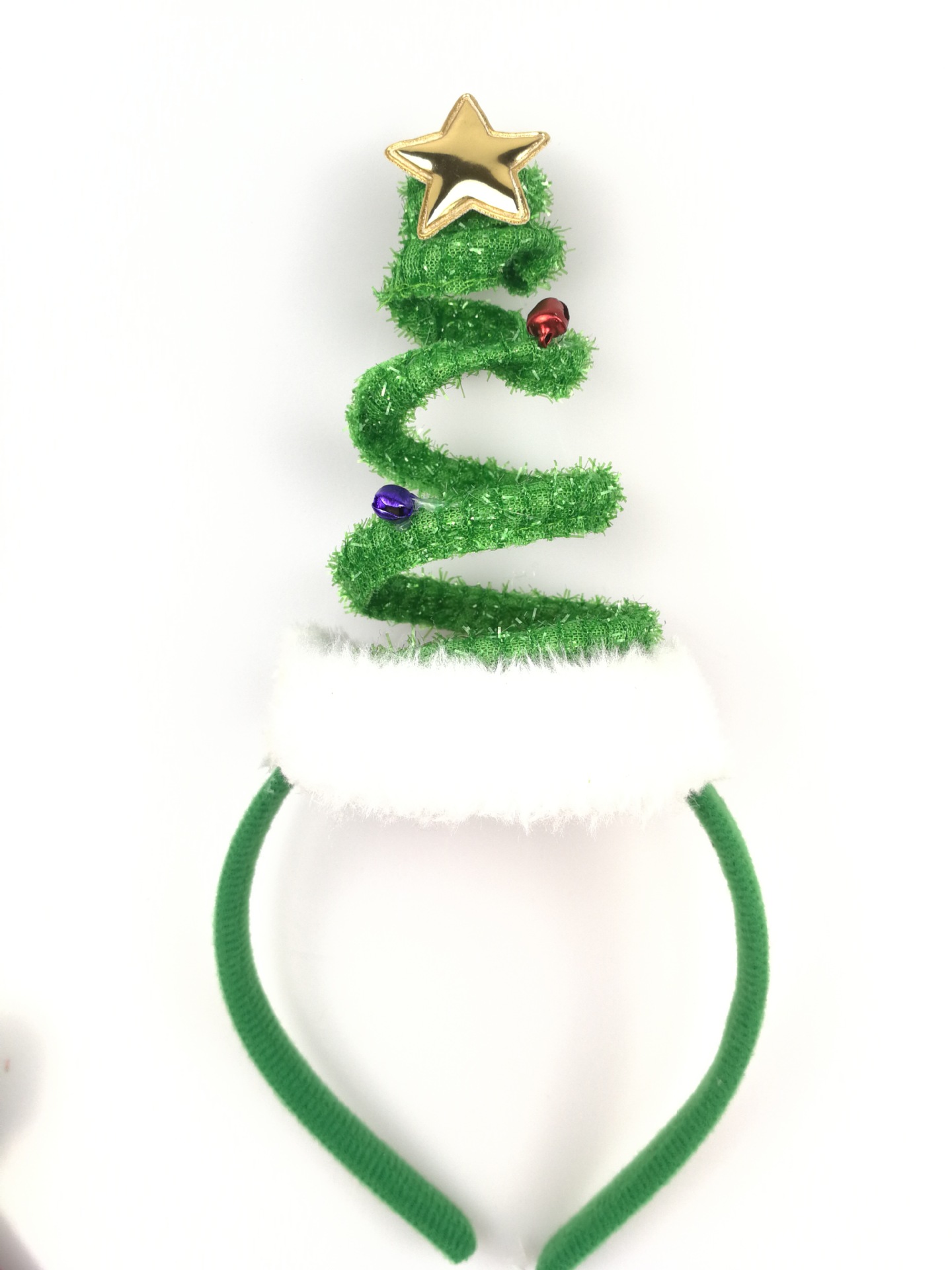 New Christmas Decorative Head Hoop Festival Party Props Spring Hat Headband Spring Rotating Hat Head Buckle