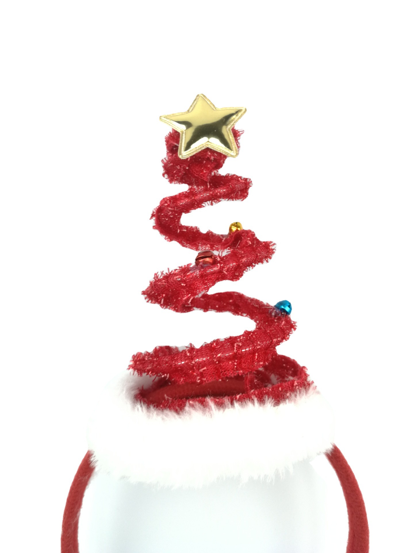 New Christmas Decorative Head Hoop Festival Party Props Spring Hat Headband Spring Rotating Hat Head Buckle