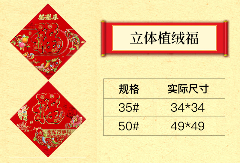 New Flocking God of Wealth ThreeDimensional Blessing Gilding Flocking Couplet Spring Festival Supplies Couplet Whole New Flocking God of Wealth ThreeDimensional Blessing Gilding Flocking Couplet Spring Festival Supplies Couplet Whole