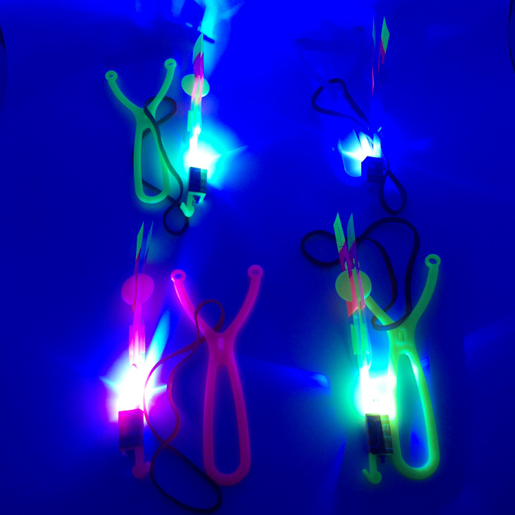 Luminous slingshot arrow trumpet blue light flying sword night market toy hot selling small toy wholesale manufacturers direct Luminous slingshot arrow trumpet blue light flying sword night market toy hot selling small toy wholesale manufacturers direct