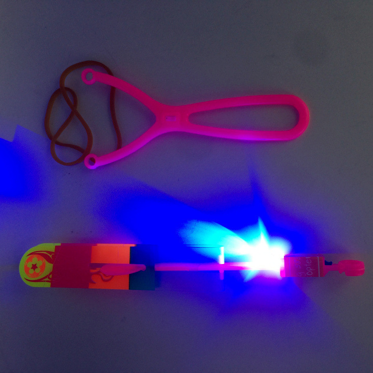 Luminous slingshot arrow trumpet blue light flying sword night market toy hot selling small toy wholesale manufacturers direct Luminous slingshot arrow trumpet blue light flying sword night market toy hot selling small toy wholesale manufacturers direct