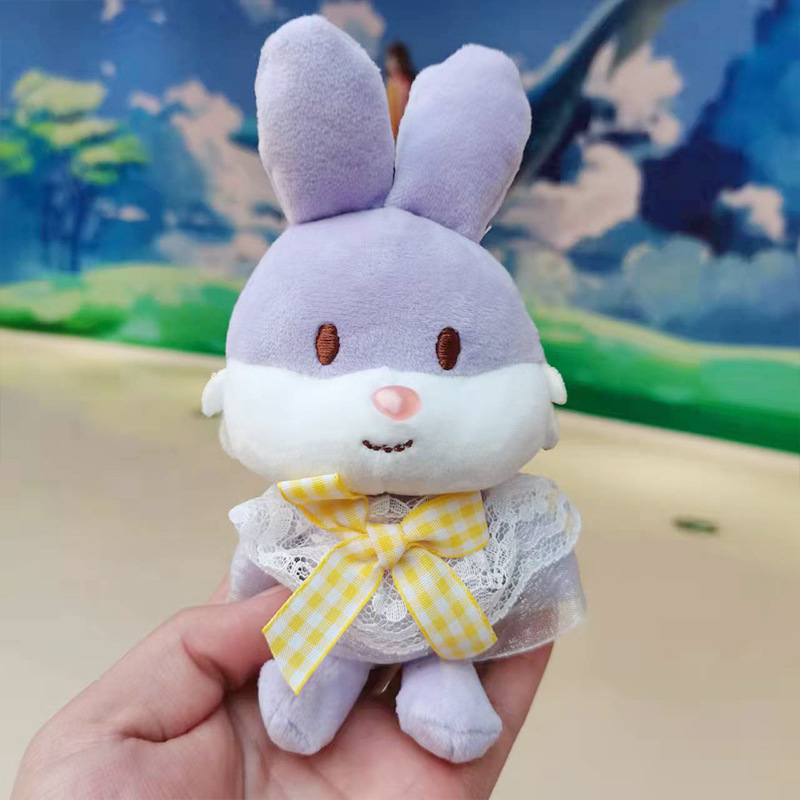 Cartoon Shawl Bunny Keychain Doll Pendant Cute Trumpet Doll Doll Schoolbag Pendant Plush Toy Cartoon Shawl Bunny Keychain Doll Pendant Cute Trumpet Doll Doll Schoolbag Pendant Plush Toy