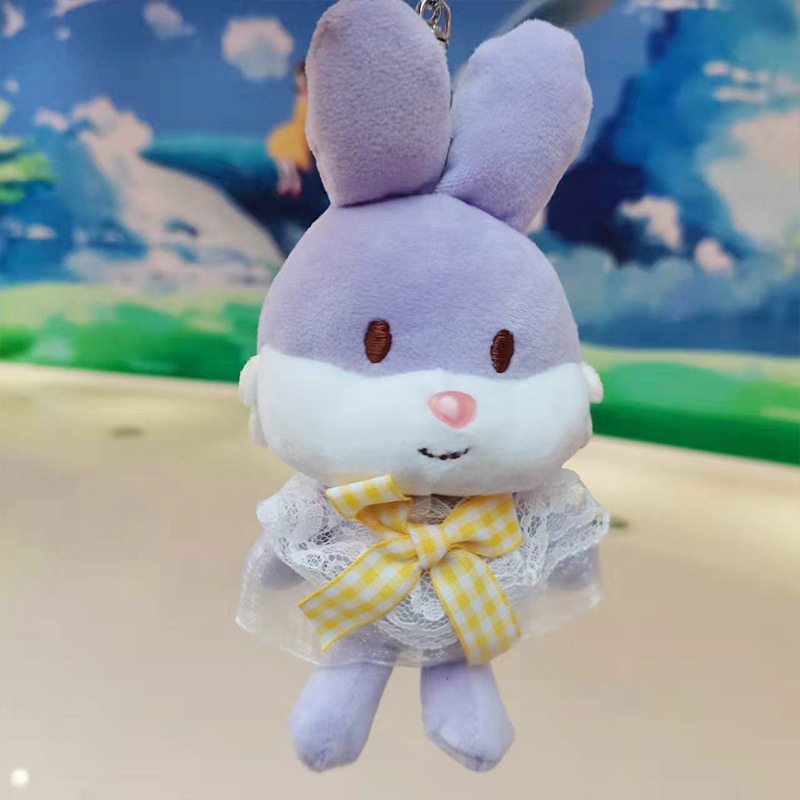 Cartoon Shawl Bunny Keychain Doll Pendant Cute Trumpet Doll Doll Schoolbag Pendant Plush Toy Cartoon Shawl Bunny Keychain Doll Pendant Cute Trumpet Doll Doll Schoolbag Pendant Plush Toy