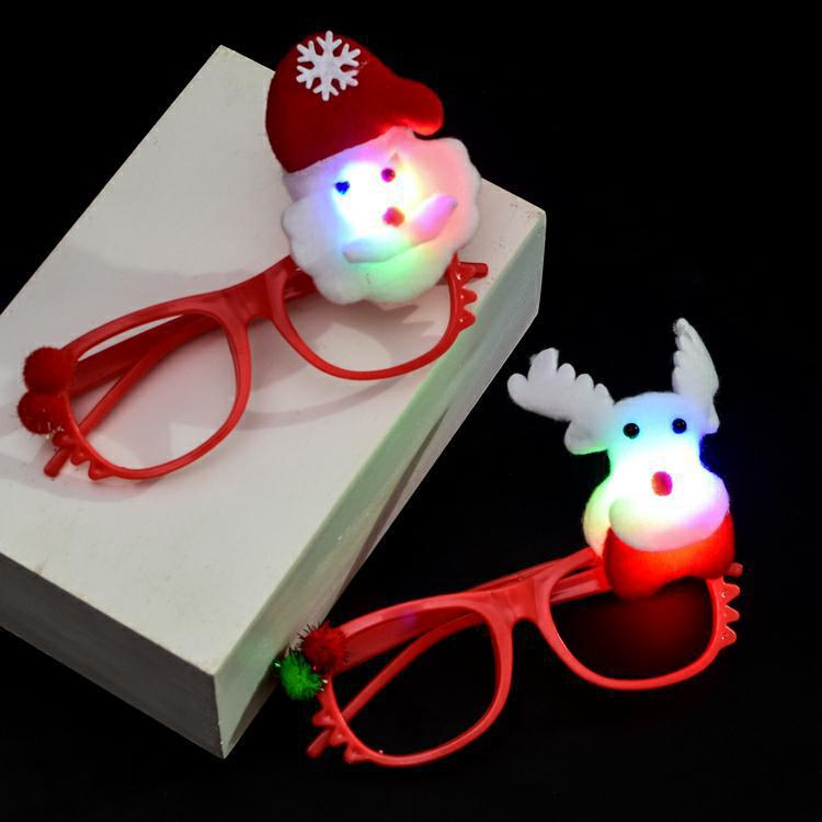 Adults and Children Dress up Christmas Luminous Head Buckle Luminous Headband Antlers Headband Christmas Hat Christmas Decorations