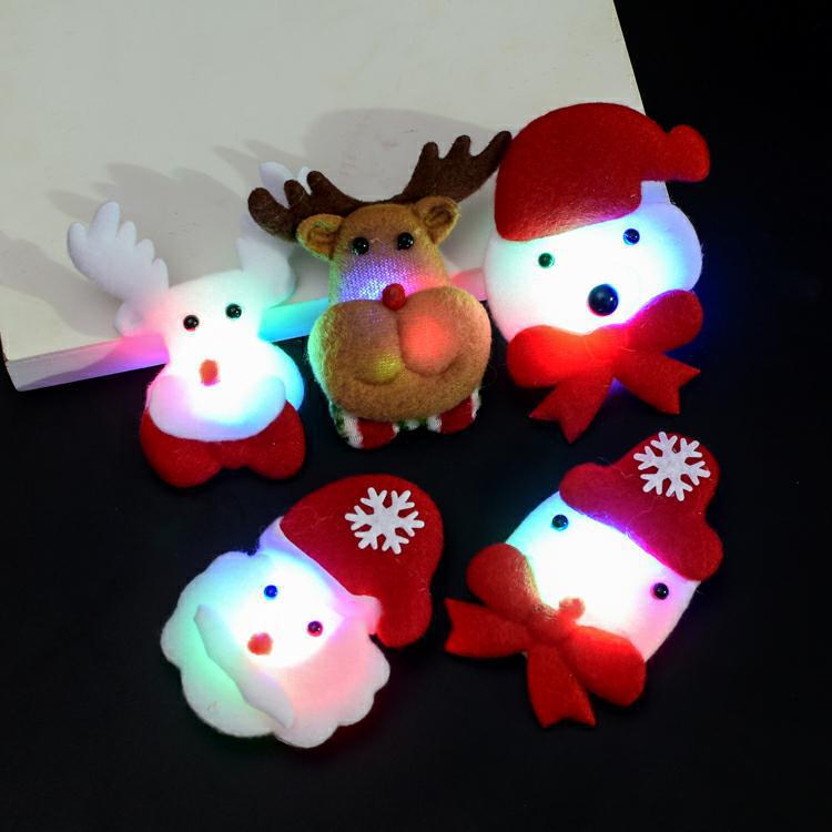 Adults and Children Dress up Christmas Luminous Head Buckle Luminous Headband Antlers Headband Christmas Hat Christmas Decorations
