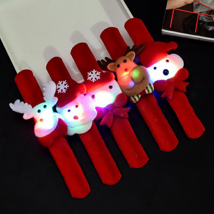 Adults and Children Dress up Christmas Luminous Head Buckle Luminous Headband Antlers Headband Christmas Hat Christmas Decorations