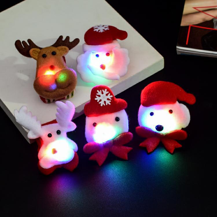 Adults and Children Dress up Christmas Luminous Head Buckle Luminous Headband Antlers Headband Christmas Hat Christmas Decorations