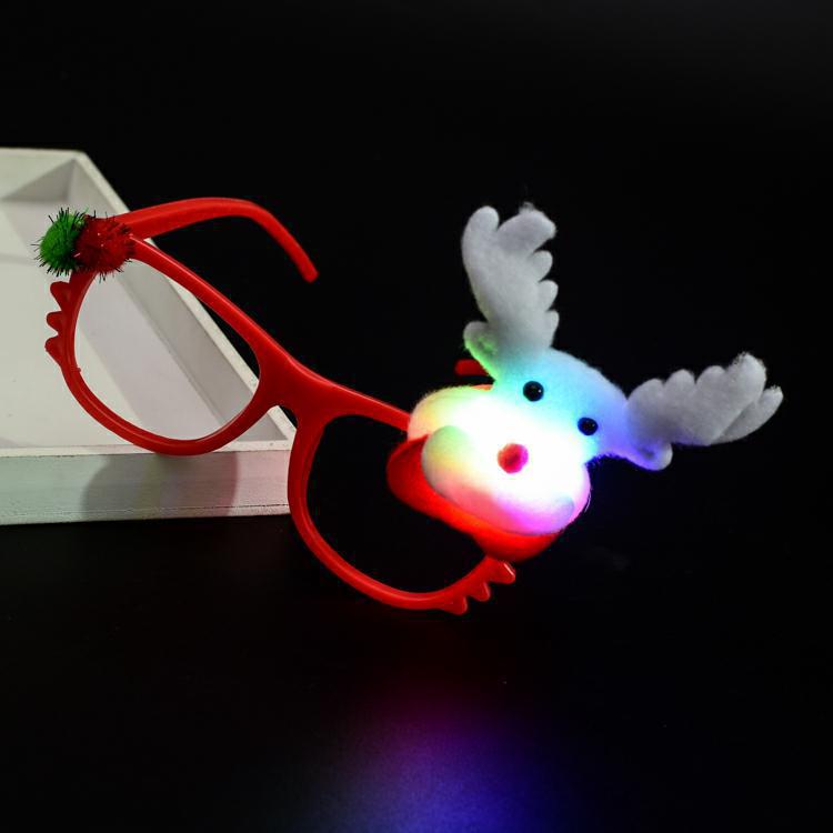 Adults and Children Dress up Christmas Luminous Head Buckle Luminous Headband Antlers Headband Christmas Hat Christmas Decorations
