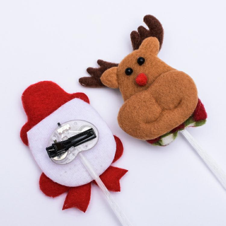 Adults and Children Dress up Christmas Luminous Head Buckle Luminous Headband Antlers Headband Christmas Hat Christmas Decorations