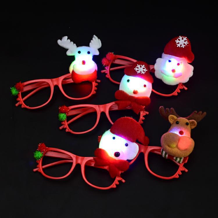 Adults and Children Dress up Christmas Luminous Head Buckle Luminous Headband Antlers Headband Christmas Hat Christmas Decorations