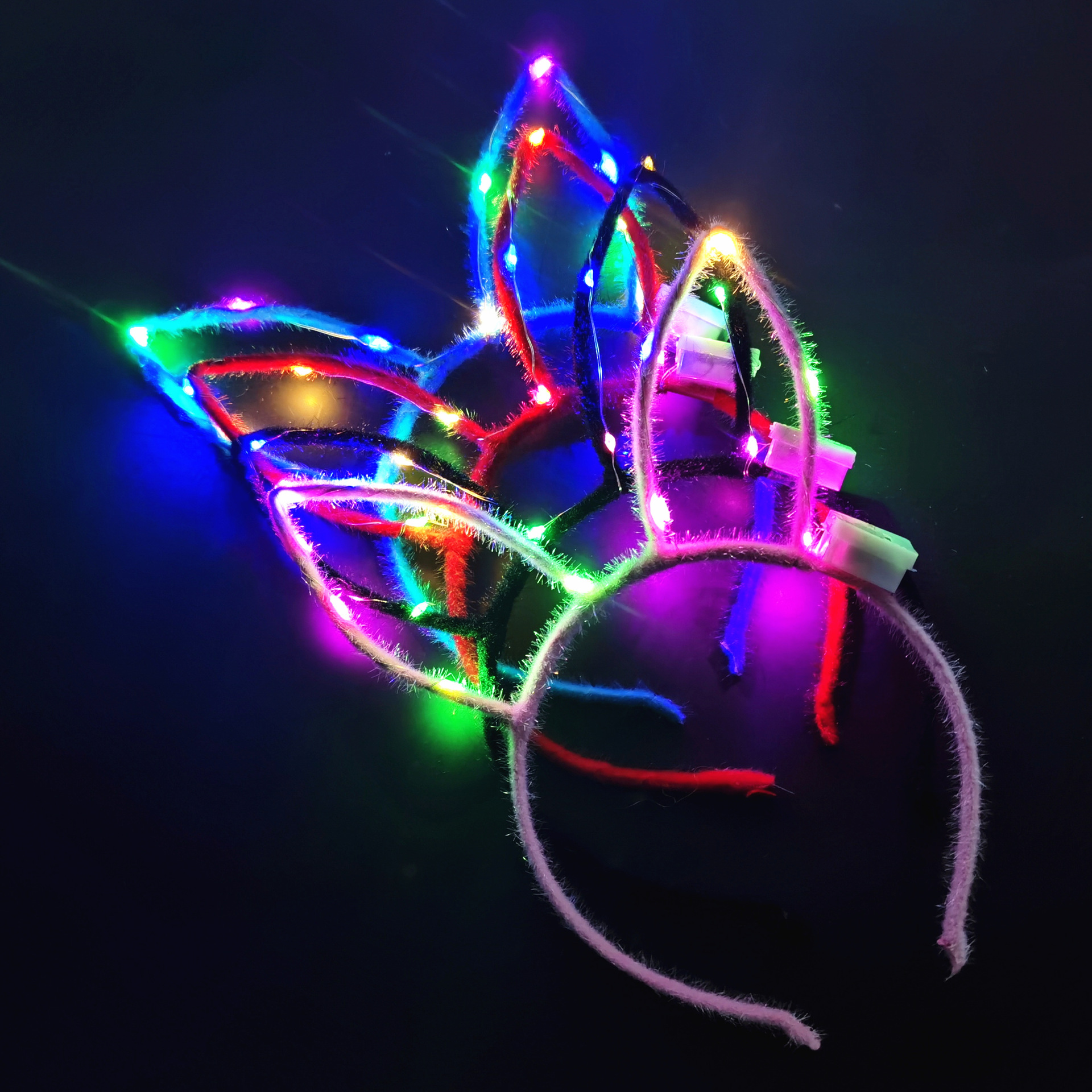 Christmas Luminous Headband Antlers Magic Magic Wand Children's Toys Wholesale Push Small Gifts Night Market Stall