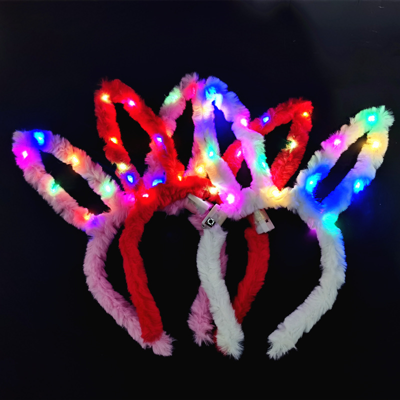 Christmas Luminous Headband Antlers Magic Magic Wand Children's Toys Wholesale Push Small Gifts Night Market Stall