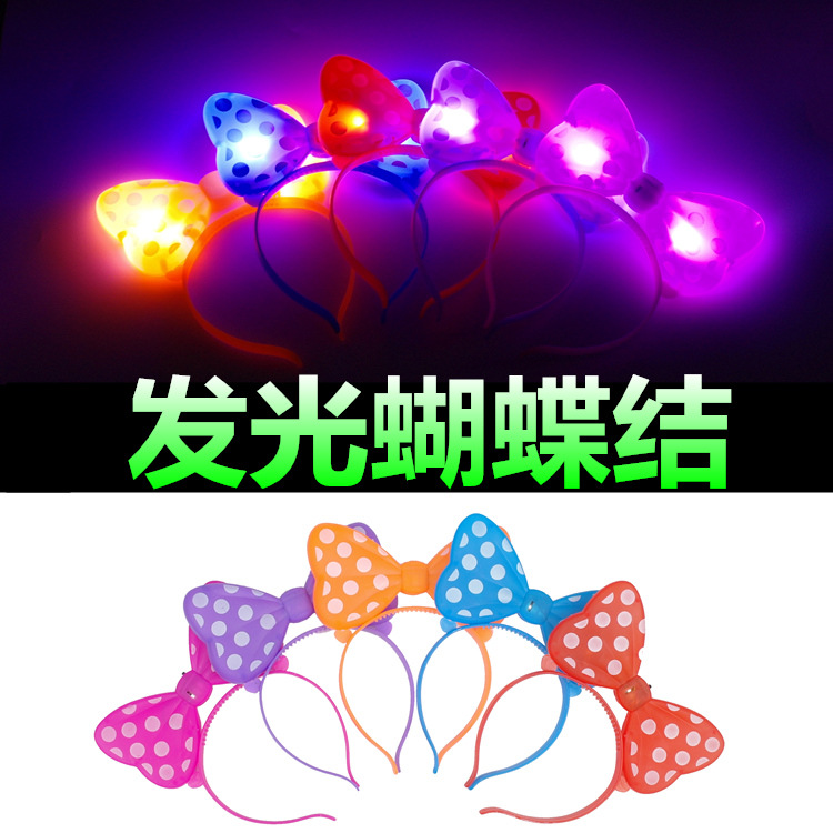 Christmas Luminous Headband Antlers Magic Magic Wand Children's Toys Wholesale Push Small Gifts Night Market Stall