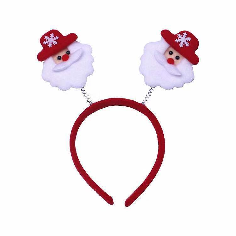 Christmas Head Band Internet Celebrity Luminous Antlers Headband Christmas Headwear Antler Barrettes Creative Headdress Push Small Gift