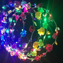 Luminous Antlers Flash Christmas Headwear Dragon Horn Led Luminous Toy Night Market Stall Hot Sale Horn Headband