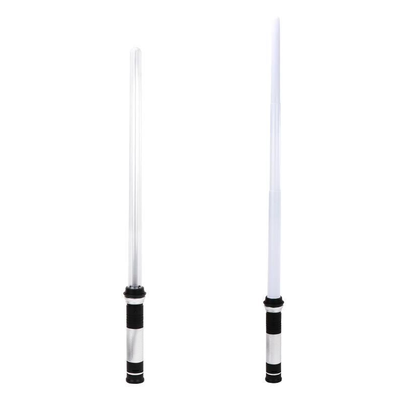Foreign Trade Star Wars Laser Sword Telescopic Luminous Sword Seven-Color Electronic Glow Stick Two-in-One Merger Cross-Border