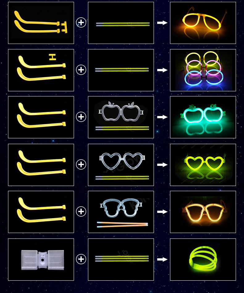 Light Stick Factory Wholesale Stall Supply 100 TikTok Fluorescent Dance Party Holiday Party Outdoor Glow Stick