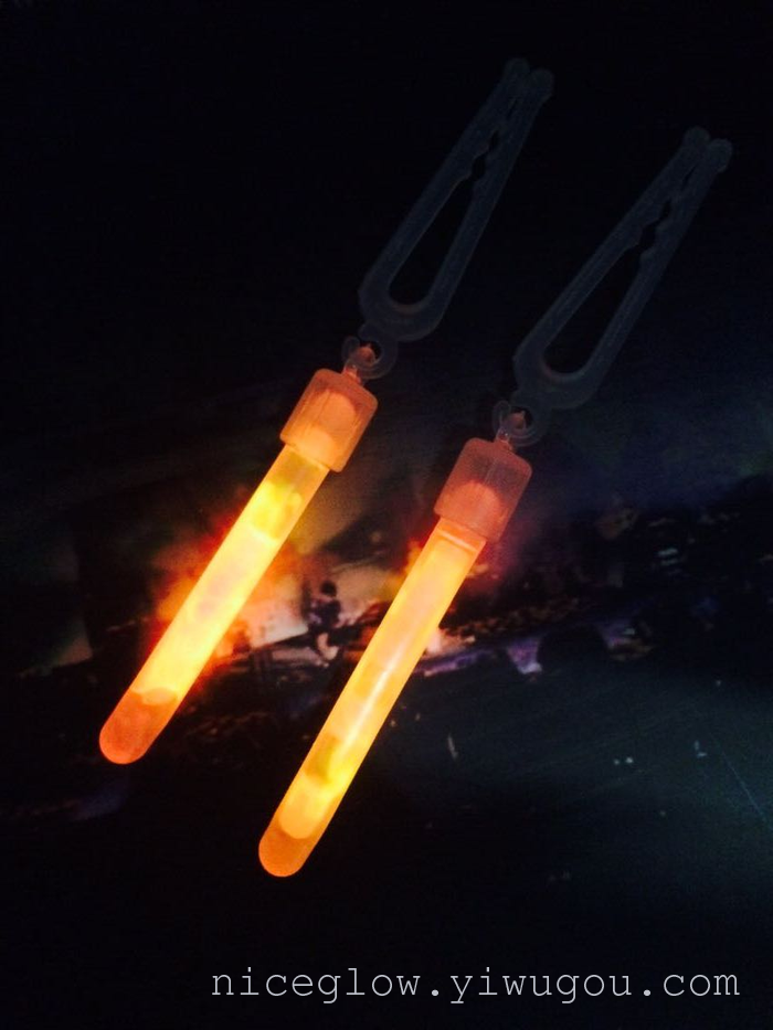 Glow stick Earring drop/Glow dangler/Glow earbob