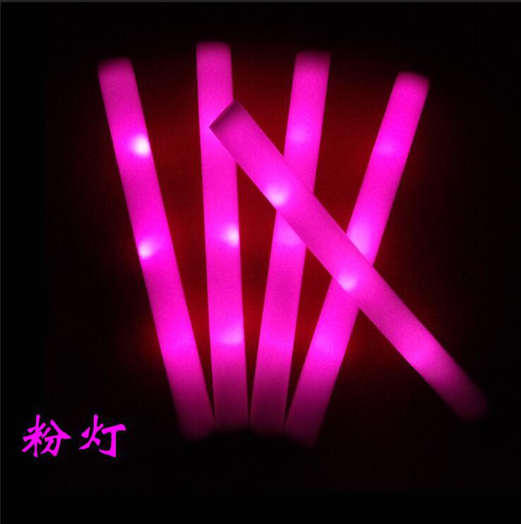 Factory Wholesale Colorful Sponge Glow Stick Foam Rod Concert Custom Large Light Stick Glow Stick Logo