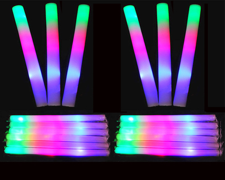 Factory Wholesale Colorful Sponge Glow Stick Foam Rod Concert Custom Large Light Stick Glow Stick Logo Factory Wholesale Colorful Sponge Glow Stick Foam Rod Concert Custom Large Light Stick Glow Stick Logo