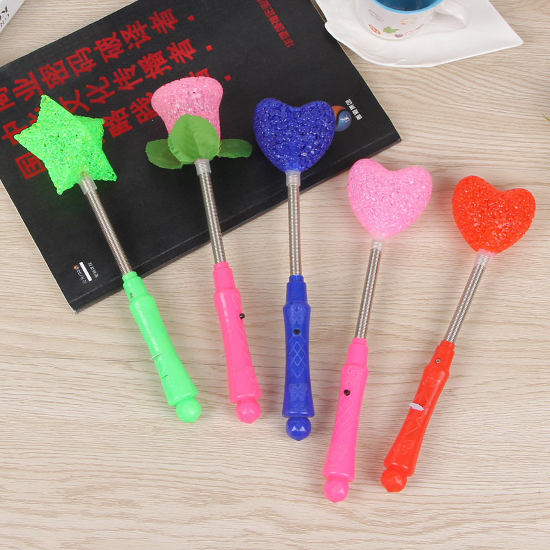 Concert cheering props romantic confession night luminous roses small rice stick LED glow stick Concert cheering props romantic confession night luminous roses small rice stick LED glow stick