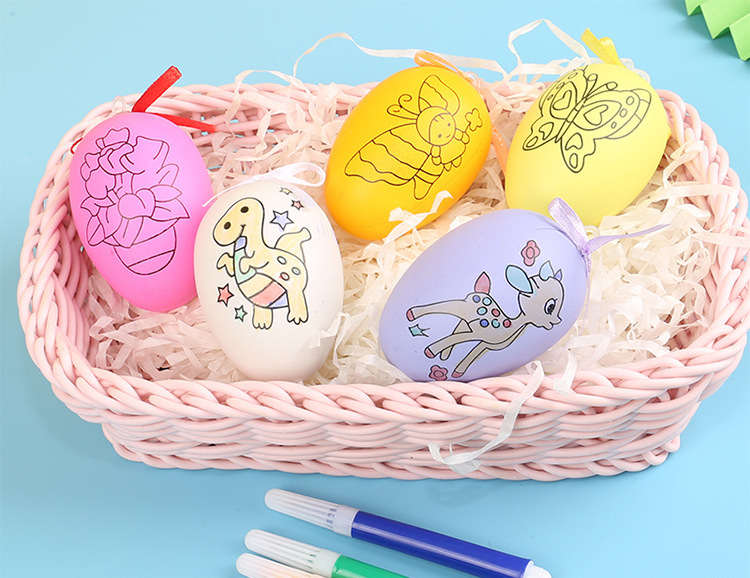 Easter Egg DIY Handmade Coloring Egg-Shell Painting Egg Wholesale Christmas Egg Stall Toy Children's Prizes Easter Egg DIY Handmade Coloring Egg-Shell Painting Egg Wholesale Christmas Egg Stall Toy Children's Prizes