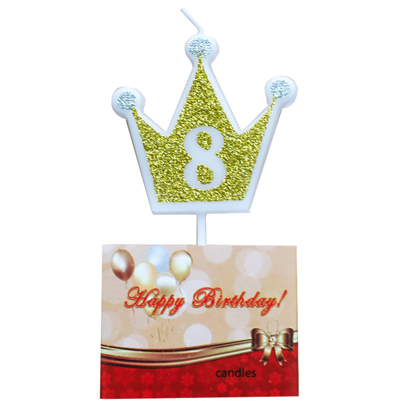 Birthday confession Crown Glitter Digital little warm proposal Creative romantic on cake Supplies