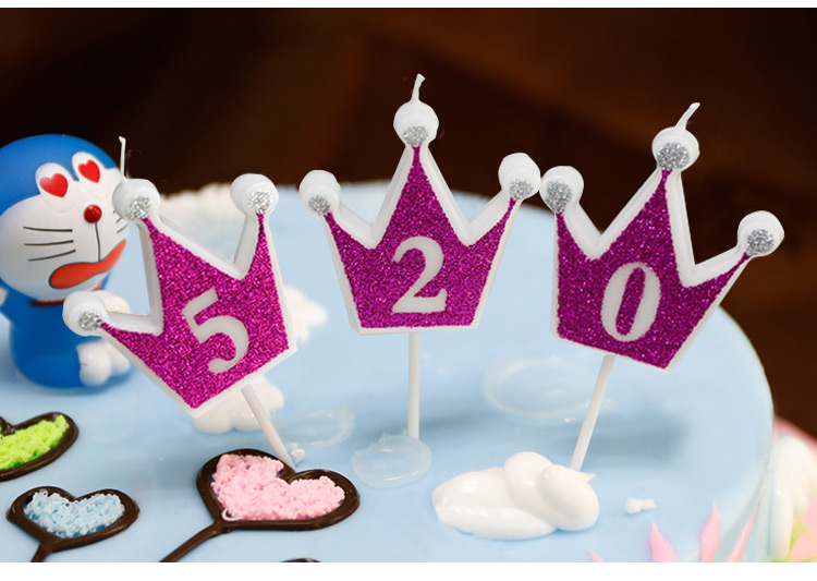 Birthday confession Crown Glitter Digital little warm proposal Creative romantic on cake Supplies