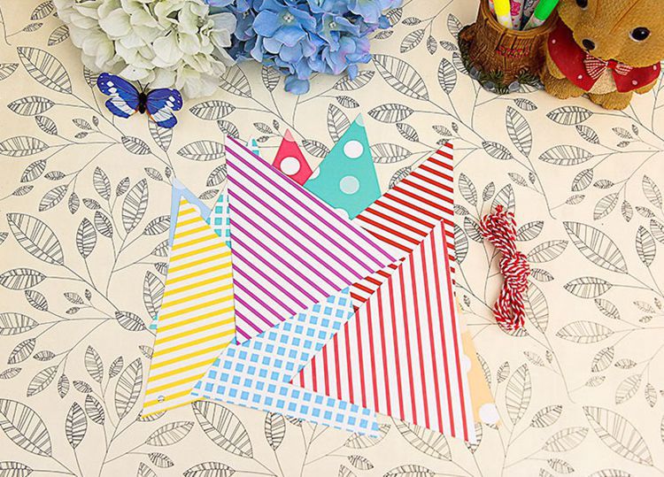 Wholesale New Navy Style Small Boat Anchor Triangle Bunting DIY Latte Art Hanging Triangle Flag Wholesale New Navy Style Small Boat Anchor Triangle Bunting DIY Latte Art Hanging Triangle Flag