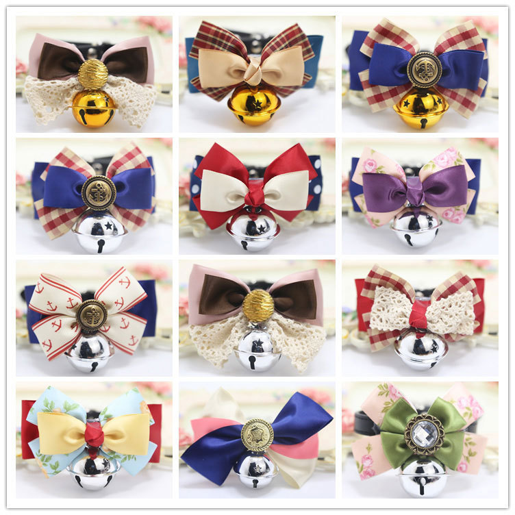 Weiwang Pet Dog Tie Bow Tie Teddy Bow Cat Bell Collar Ornament Handsome Gentleman Bichon Weiwang Pet Dog Tie Bow Tie Teddy Bow Cat Bell Collar Ornament Handsome Gentleman Bichon