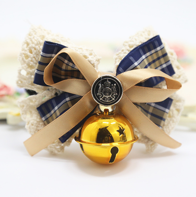 Weiwang Pet Dog Tie Bow Tie Teddy Bow Cat Bell Collar Ornament Handsome Gentleman Bichon Weiwang Pet Dog Tie Bow Tie Teddy Bow Cat Bell Collar Ornament Handsome Gentleman Bichon
