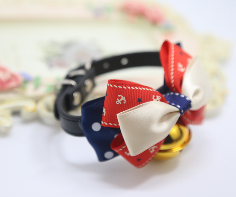 Weiwang Pet Dog Tie Bow Tie Teddy Bow Cat Bell Collar Ornament Handsome Gentleman Bichon Weiwang Pet Dog Tie Bow Tie Teddy Bow Cat Bell Collar Ornament Handsome Gentleman Bichon