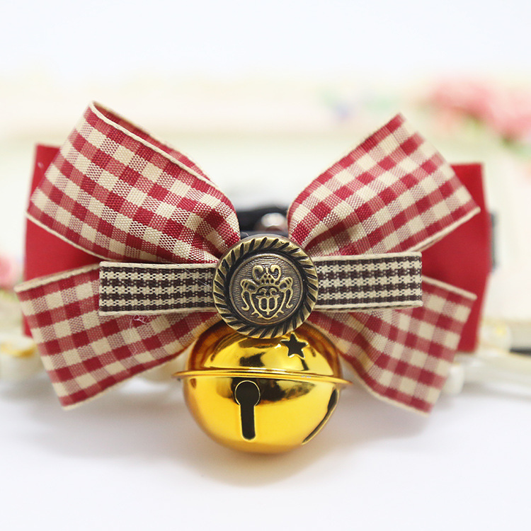 Weiwang Pet Dog Tie Bow Tie Teddy Bow Cat Bell Collar Ornament Handsome Gentleman Bichon Weiwang Pet Dog Tie Bow Tie Teddy Bow Cat Bell Collar Ornament Handsome Gentleman Bichon