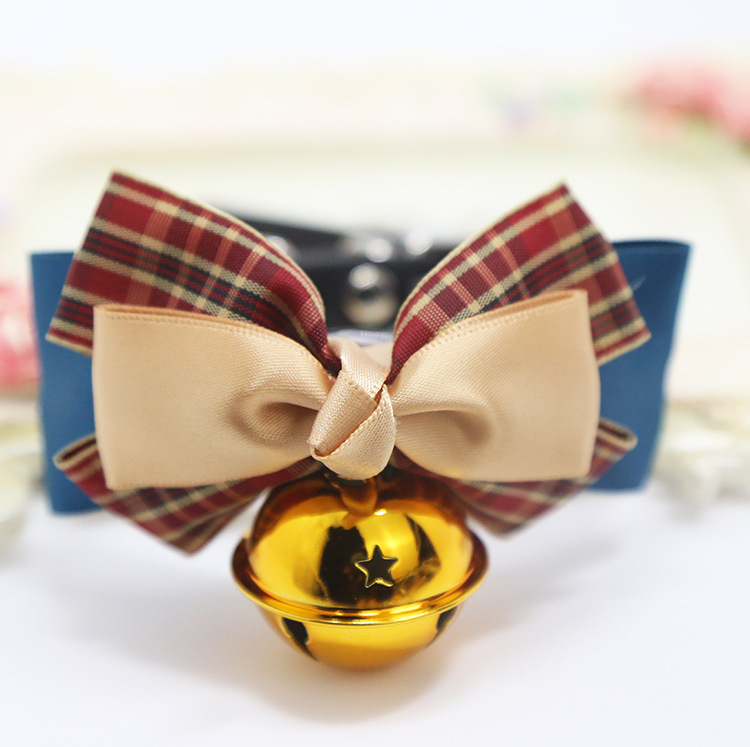 Weiwang Pet Dog Tie Bow Tie Teddy Bow Cat Bell Collar Ornament Handsome Gentleman Bichon Weiwang Pet Dog Tie Bow Tie Teddy Bow Cat Bell Collar Ornament Handsome Gentleman Bichon