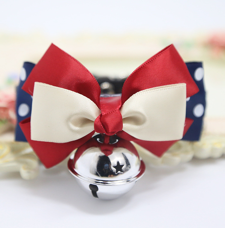 Weiwang Pet Dog Tie Bow Tie Teddy Bow Cat Bell Collar Ornament Handsome Gentleman Bichon Weiwang Pet Dog Tie Bow Tie Teddy Bow Cat Bell Collar Ornament Handsome Gentleman Bichon