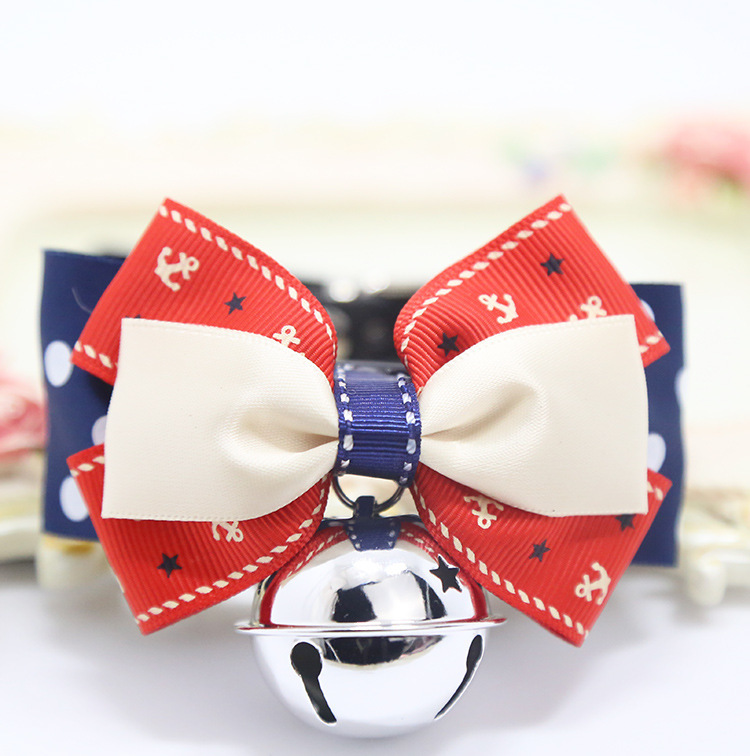 Weiwang Pet Dog Tie Bow Tie Teddy Bow Cat Bell Collar Ornament Handsome Gentleman Bichon Weiwang Pet Dog Tie Bow Tie Teddy Bow Cat Bell Collar Ornament Handsome Gentleman Bichon