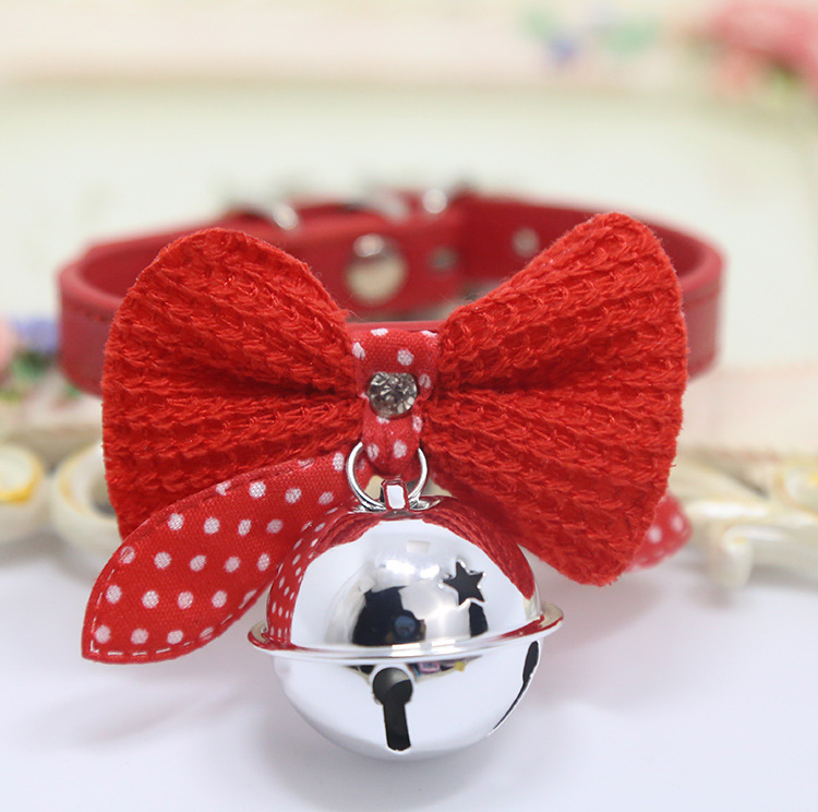 Weiwang Pet Dog Tie Bow Tie Teddy Bow Cat Bell Collar Ornament Handsome Gentleman Bichon Weiwang Pet Dog Tie Bow Tie Teddy Bow Cat Bell Collar Ornament Handsome Gentleman Bichon