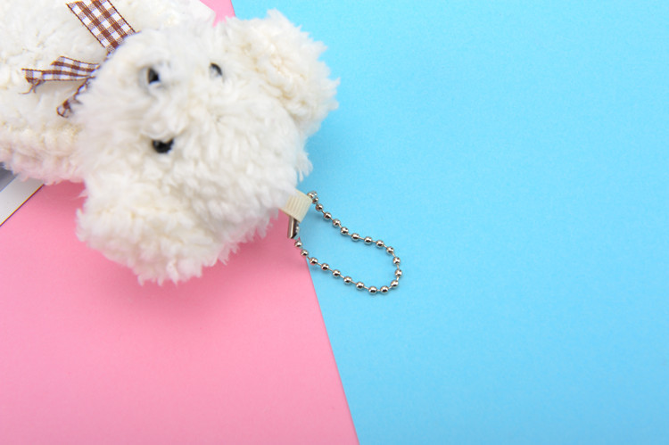 Cross-Border Pearl Velvet Bow Tie Dog Plush Toy Keychain Pendant Kindergarten Toy Small Gift Activity Gift Cross-Border Pearl Velvet Bow Tie Dog Plush Toy Keychain Pendant Kindergarten Toy Small Gift Activity Gift