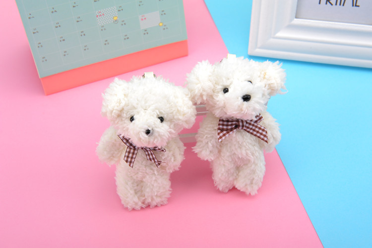 Cross-Border Pearl Velvet Bow Tie Dog Plush Toy Keychain Pendant Kindergarten Toy Small Gift Activity Gift Cross-Border Pearl Velvet Bow Tie Dog Plush Toy Keychain Pendant Kindergarten Toy Small Gift Activity Gift