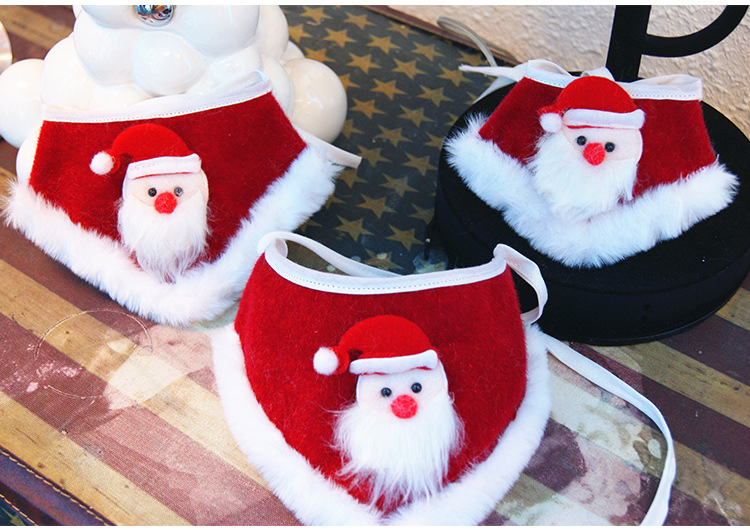 Pet Christmas Holiday Dress up Decoration Supplies Dog Scarf Cat Bib Bow Tie Bow Wholesale Pet Christmas Holiday Dress up Decoration Supplies Dog Scarf Cat Bib Bow Tie Bow Wholesale
