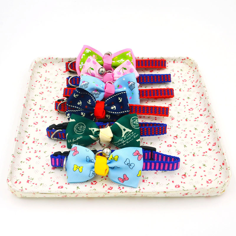 Pet Tie Collar Bow Dog Cat Bow Tie Ornaments Teddy/Pomeranian Dressing Accessories