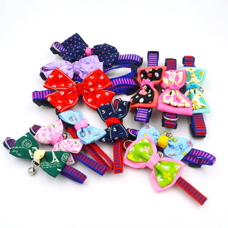 Pet Tie Collar Bow Dog Cat Bow Tie Ornaments Teddy/Pomeranian Dressing Accessories