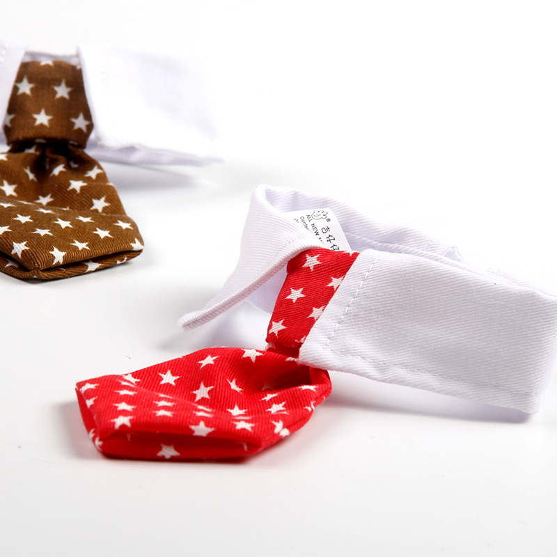 Jizai Pet Supplies Tie Wholesale Cute Pet Tie Striped Trendy Pet Four Seasons Cotton Dog Bow Tie